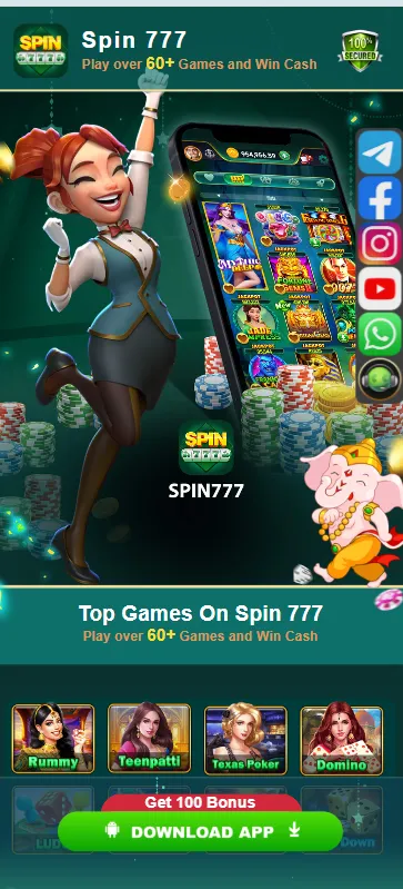 spin 777 app banner